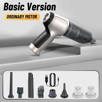 Portable Wireless Car Vacuum Cleaner with 95000PA Suction Power - Handheld and Versatile for Home and Vehicle Use