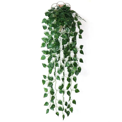 Silk Eucalyptus Wall Hanging Bouquet - Artificial Ivy Leaf Decoration for Weddings and Events