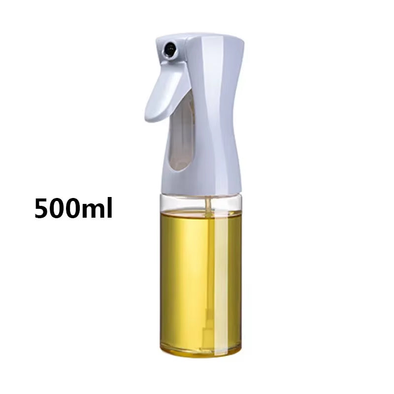 Oil Spray Bottle for BBQ and Cooking - Available in 200ml, 300ml, and 500ml - Versatile Olive Oil, Vinegar, and Baking Oil Sprayer with Brush Attachment