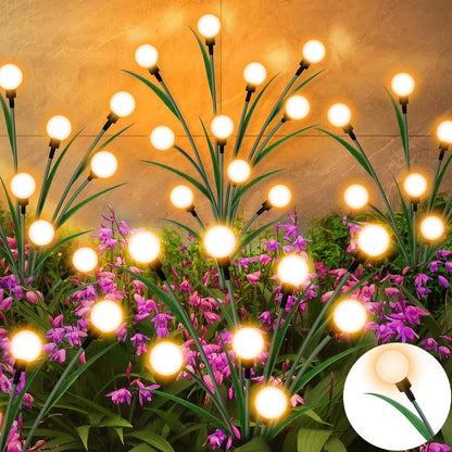 Professional Solar Ground Lights for Outdoor Decoration, 12 LED Waterproof Solar Garden Lights for Pathways, Yards, Lawns, and Patios