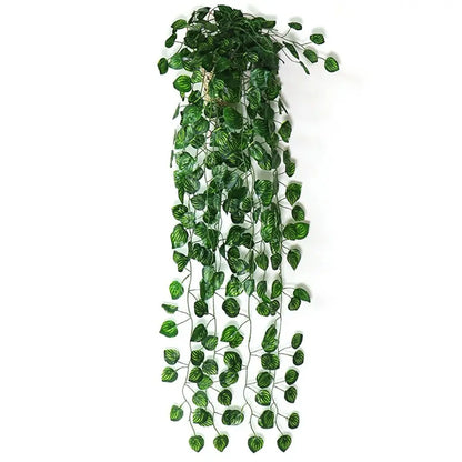 Silk Eucalyptus Wall Hanging Bouquet - Artificial Ivy Leaf Decoration for Weddings and Events