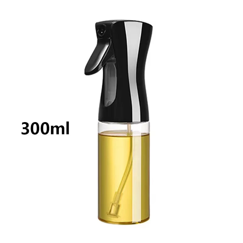 Oil Spray Bottle for BBQ and Cooking - Available in 200ml, 300ml, and 500ml - Versatile Olive Oil, Vinegar, and Baking Oil Sprayer with Brush Attachment