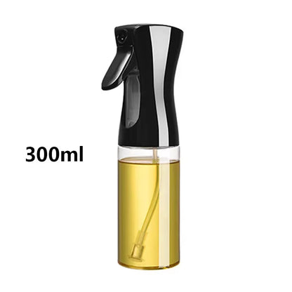 Oil Spray Bottle for BBQ and Cooking - Available in 200ml, 300ml, and 500ml - Versatile Olive Oil, Vinegar, and Baking Oil Sprayer with Brush Attachment