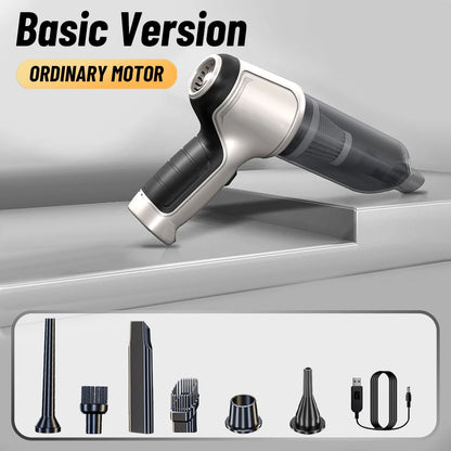 Portable Wireless Car Vacuum Cleaner with 95000PA Suction Power - Handheld and Versatile for Home and Vehicle Use